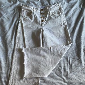 High waist wide leg loft pants